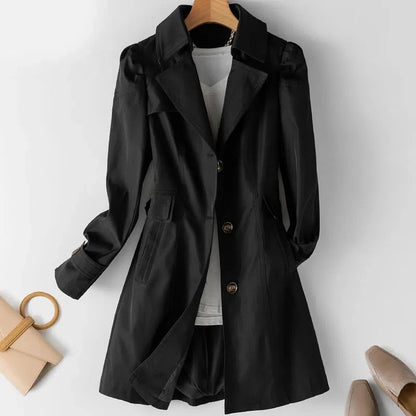 "Elena" Tailored Trench Coat