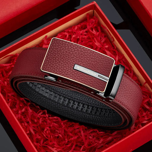 "William Polo" Premium Leather Belt