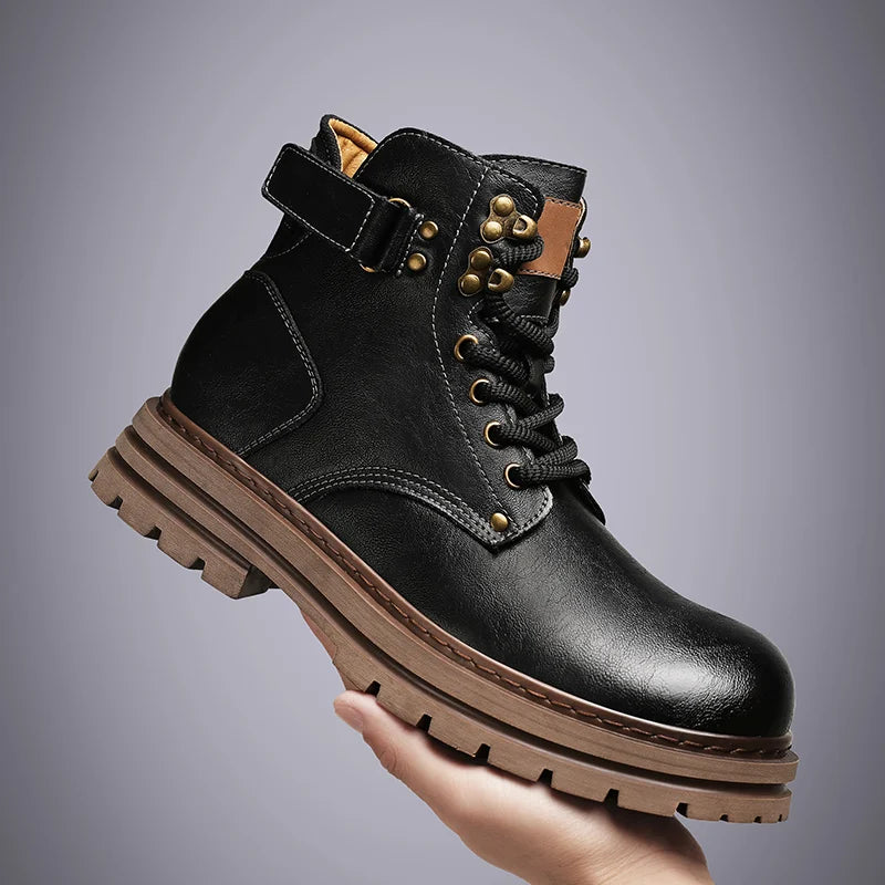 "Flavio Locatelli" Genuine Leather Boots - Cristian Moretti