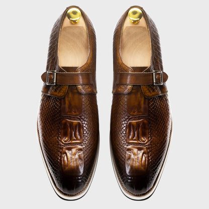 "Imperial" Leather Monkstraps