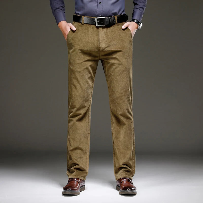 "Tiberio" Tailored Corduroy Pants