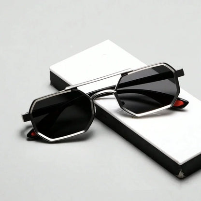 Vintage Square Sunglasses for Men Steampunk Sunglasses Retro Women Punk Style Fashion Glasses Retro Shades Gafas De Sol