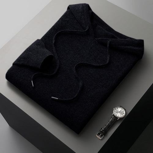 100% Merino Wool Premium Hoodie by Cristian Moretti - Cristian Moretti