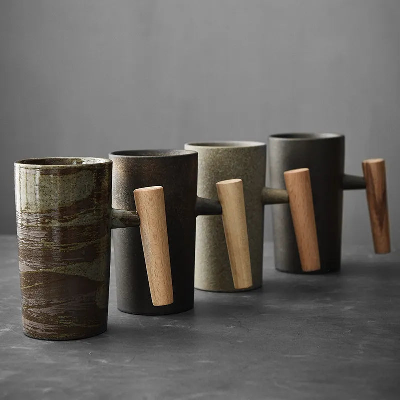 Japanese Style Stone Mug by Cristian Moretti - Cristian Moretti