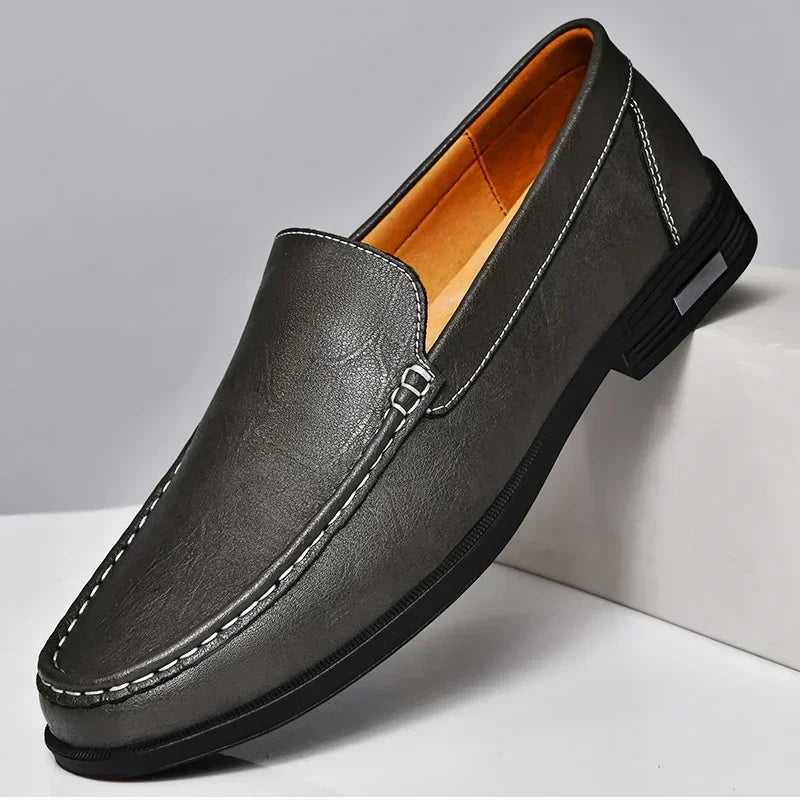 "Carlos" - Genuine Leather Slip-On Shoes