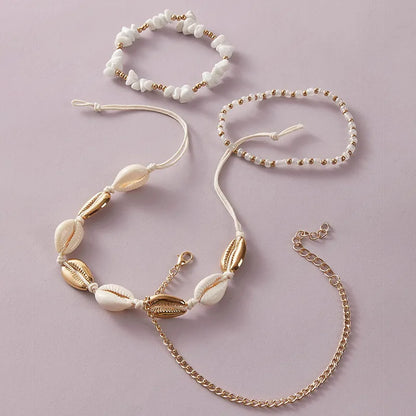 Ocean's Whisper™ Cowrie Shell Anklet