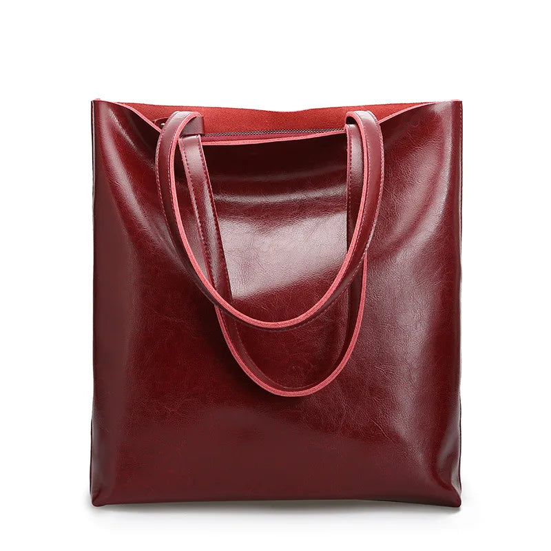 Alba Serenata – Structured Leather Tote