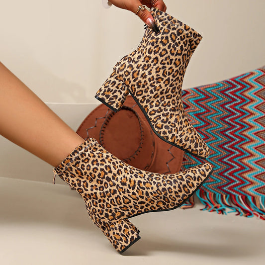 "Savannah" High Heels Boots