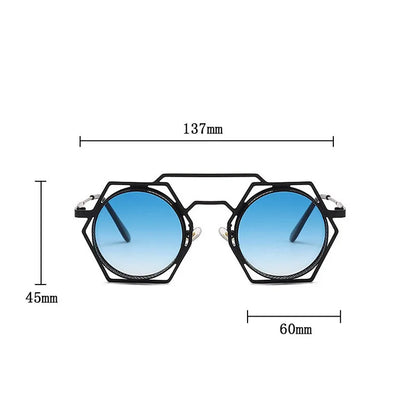 "Zeus" Metal Steampunk Sunglasses