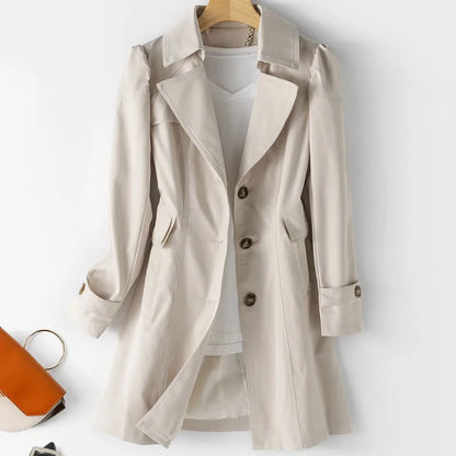 "Elena" Tailored Trench Coat