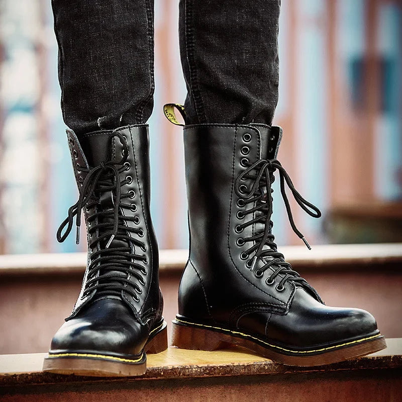 "Francesco" Leather Boots