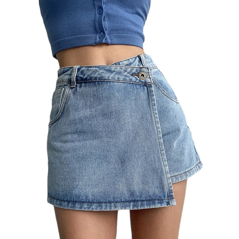 "Lucia" Denim Skirt - Cristian Moretti