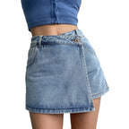 "Lucia" Denim Skirt - Cristian Moretti
