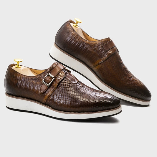 "Imperial" Leather Monkstraps