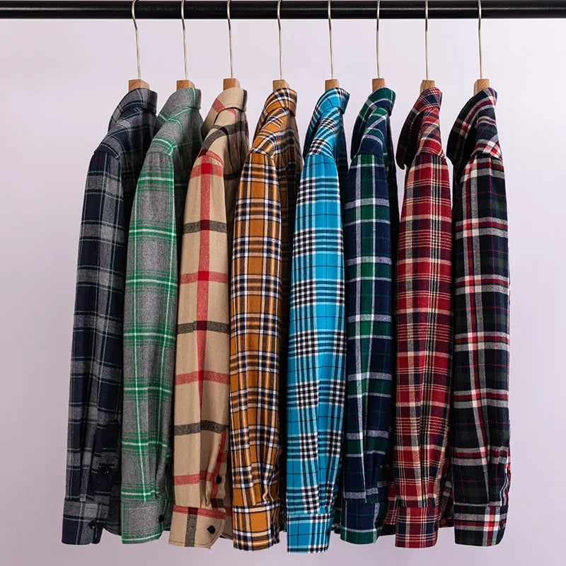 "Montana" Plaid Cotton Shirt - Cristian Moretti