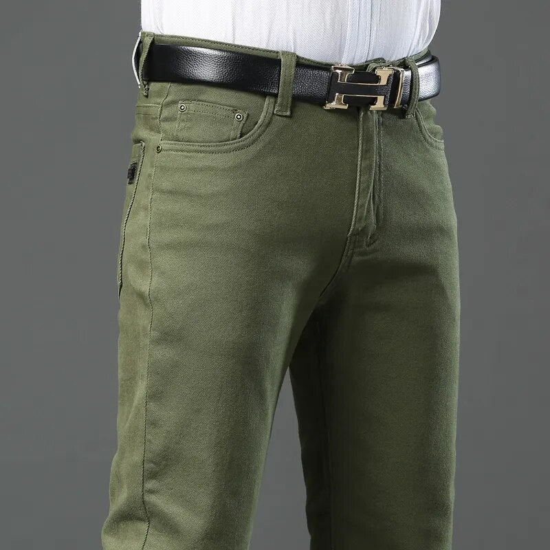 “Cinque” -  Slim Fit Cotton Jeans - by Cristian Moretti - Cristian Moretti