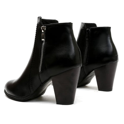 “Eva” Retro Zipper Boots