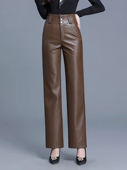 "Ginevra" Leather Pants