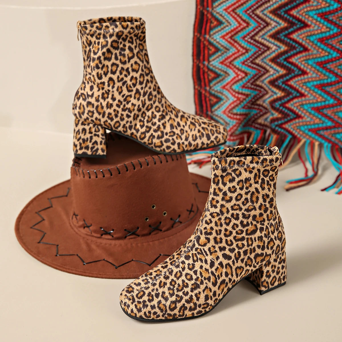 "Savannah" High Heels Boots