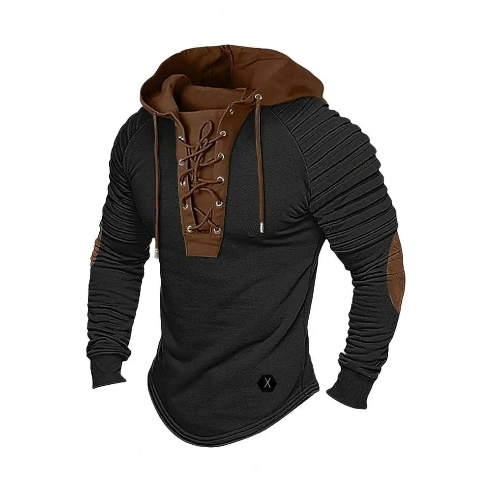 "Ironclad" Lace-Up Hoodie