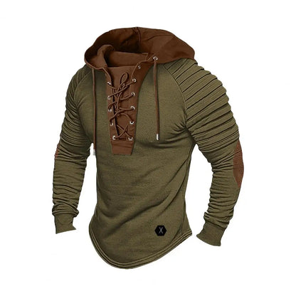 "Ironclad" Lace-Up Hoodie