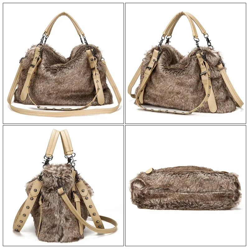 "Antonella" Fur Handbag