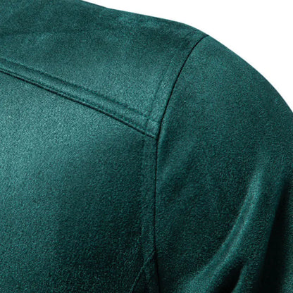 "Verde Milano" Suede Jacket