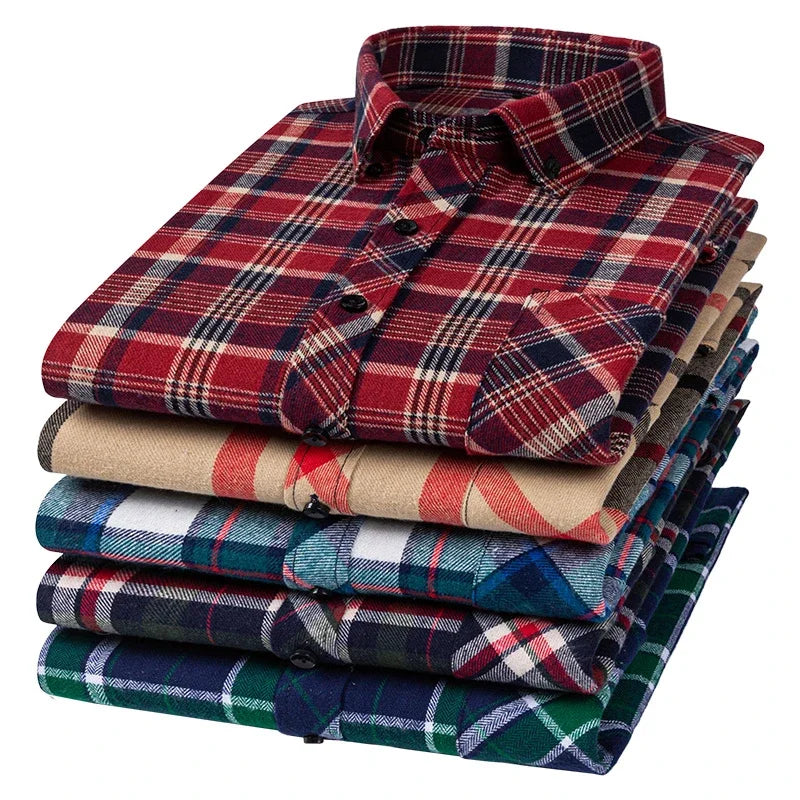 "Montana" Plaid Cotton Shirt - Cristian Moretti