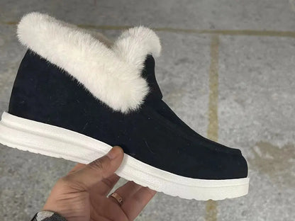 "Fuzzy Bliss" Fur Lined Sneakers