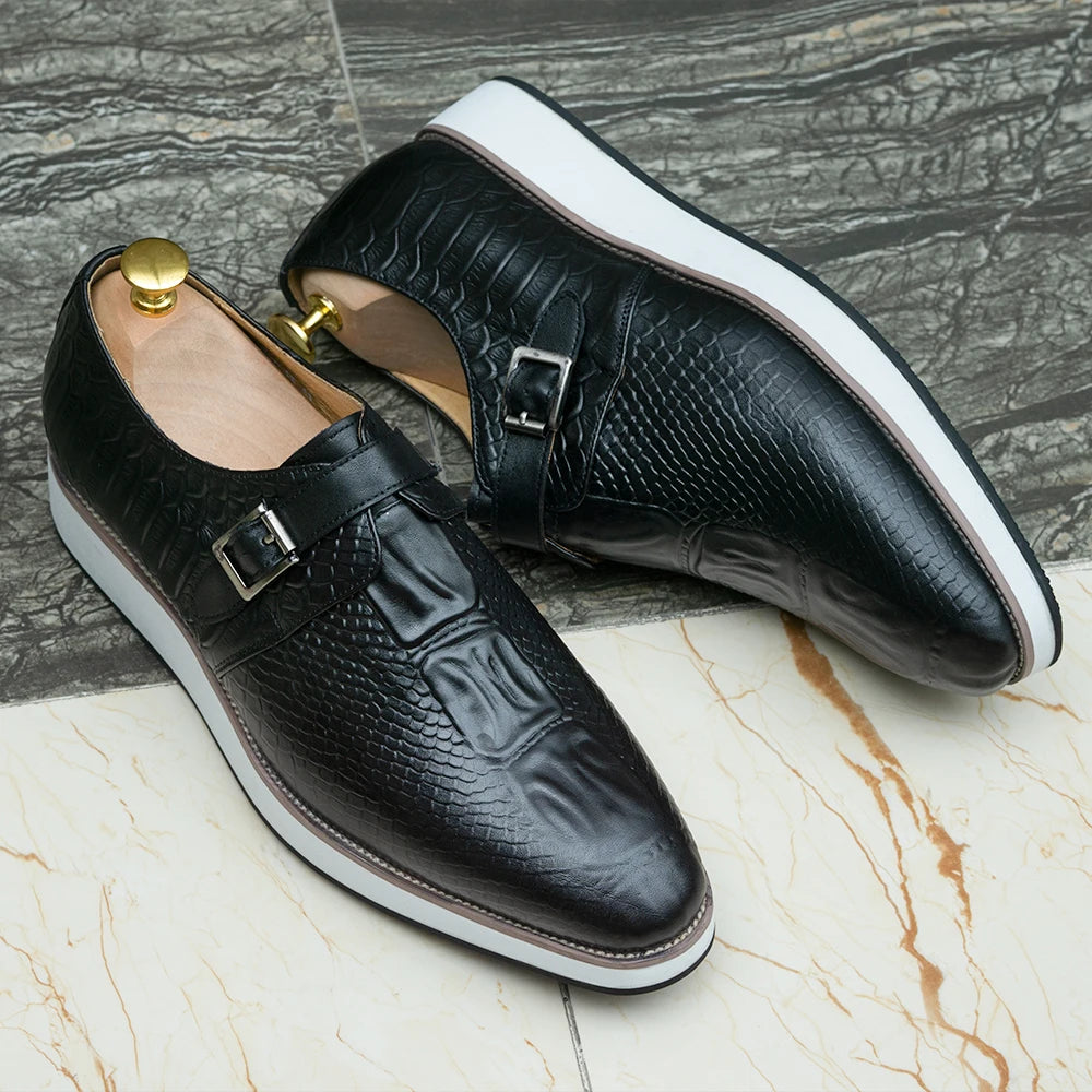 "Imperial" Leather Monkstraps