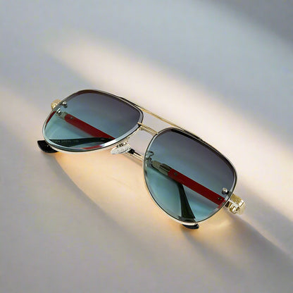 "Monte Carlo" Aviator Sunglasses