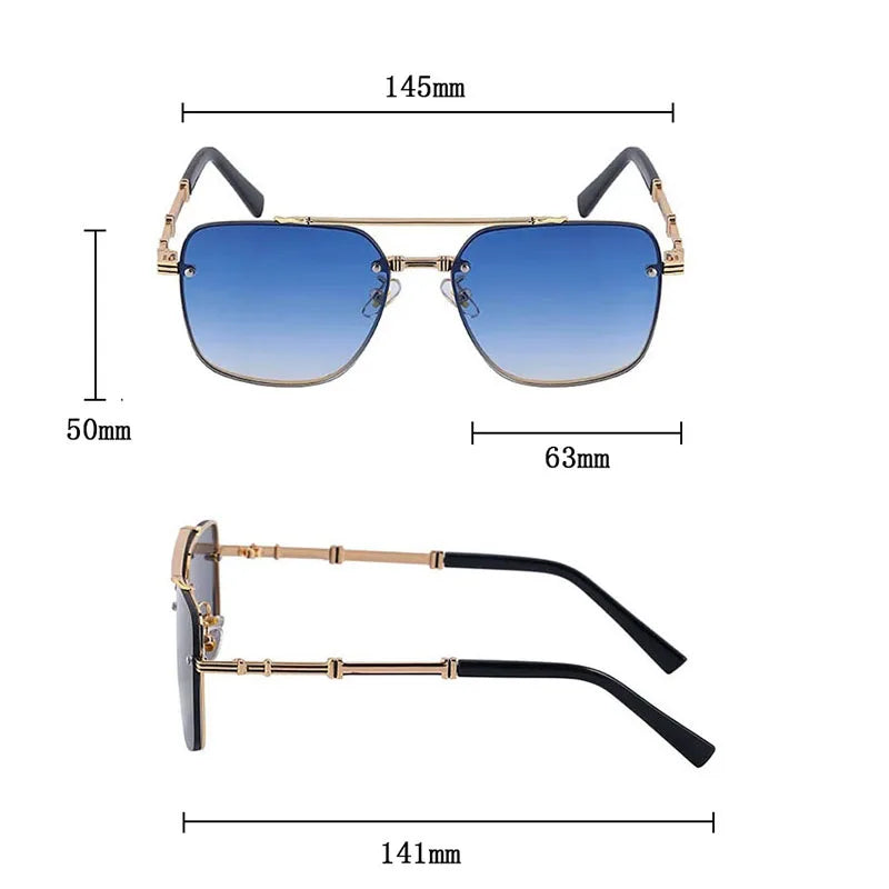 Antonio De Luca™ Rimless Sunglasses