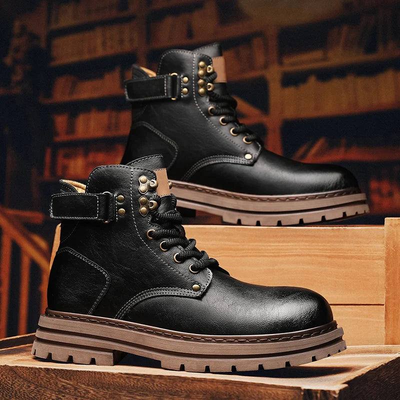 "Flavio Locatelli" Genuine Leather Boots - Cristian Moretti