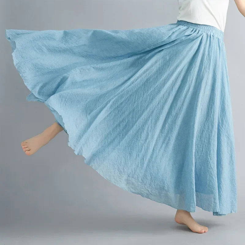 "Sunlit Breeze" Maxi Skirt - Cristian Moretti