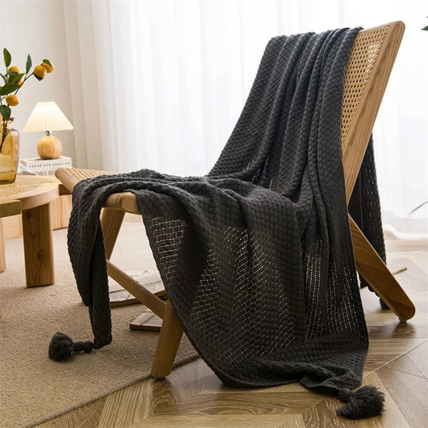 "The Nordic Winter" Knitted Blanket - Cristian Moretti