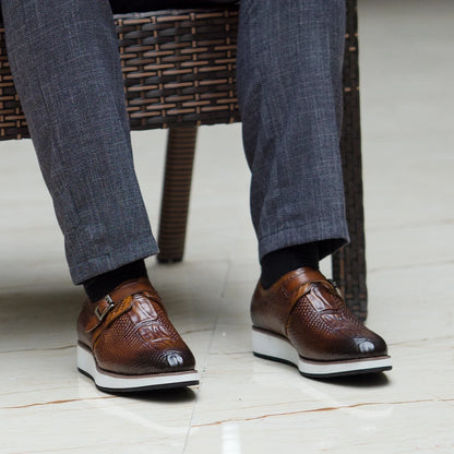 "Imperial" Leather Monkstraps