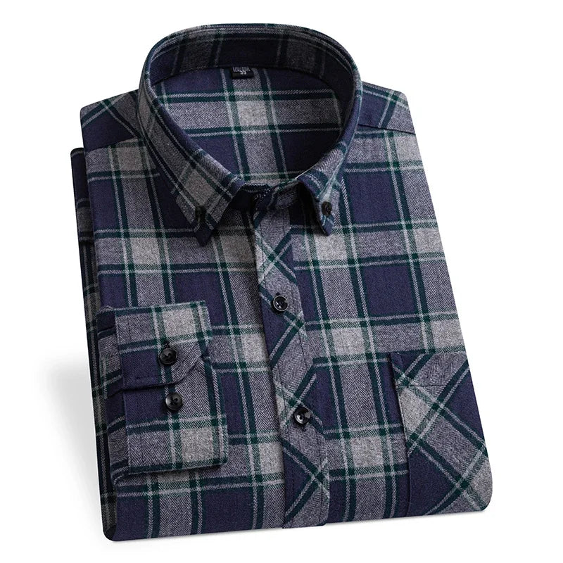 "Montana" Plaid Cotton Shirt - Cristian Moretti