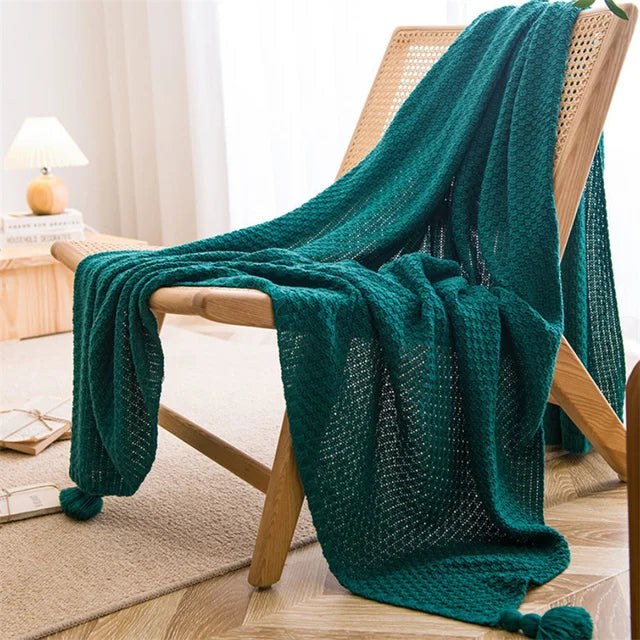 "The Nordic Winter" Knitted Blanket - Cristian Moretti