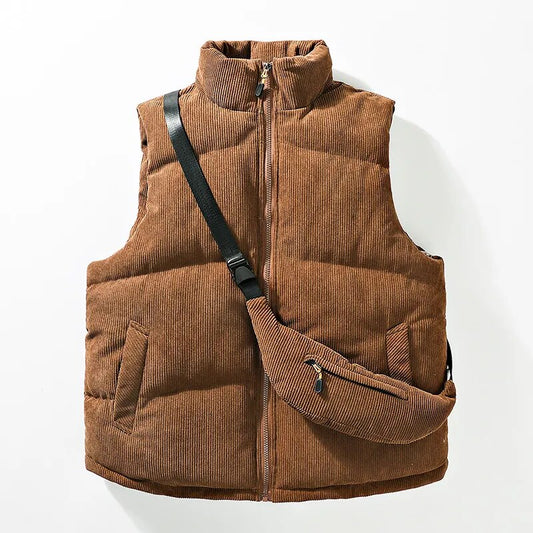 Urban Warrior Corduroy Vest by Cristian Moretti® - Cristian Moretti