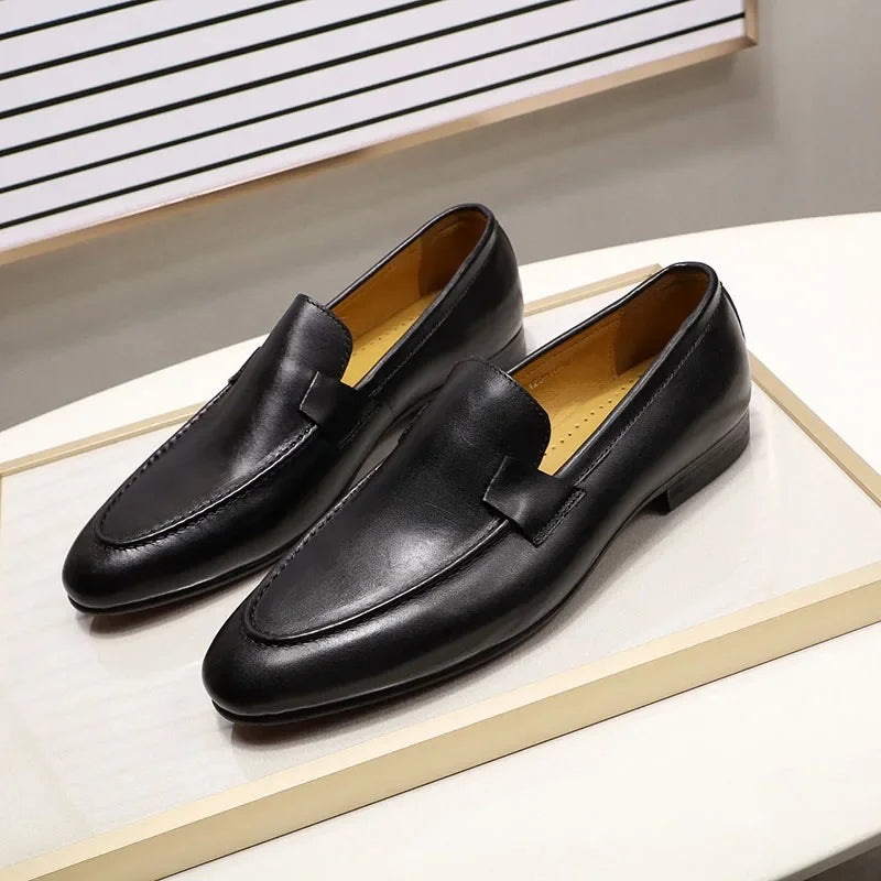 Artigiano"™ Hand-Painted Leather Loafers
