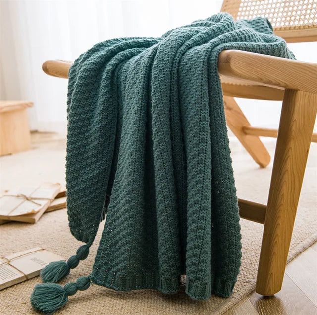 "The Nordic Winter" Knitted Blanket - Cristian Moretti