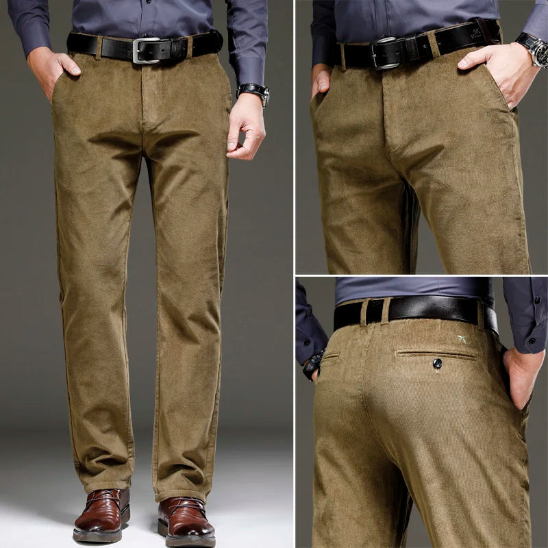 "Tiberio" Tailored Corduroy Pants