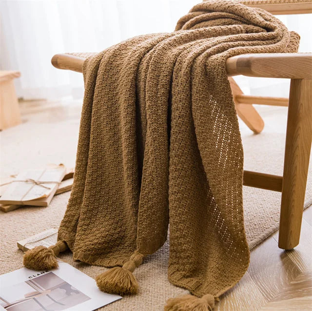 "The Nordic Winter" Knitted Blanket - Cristian Moretti