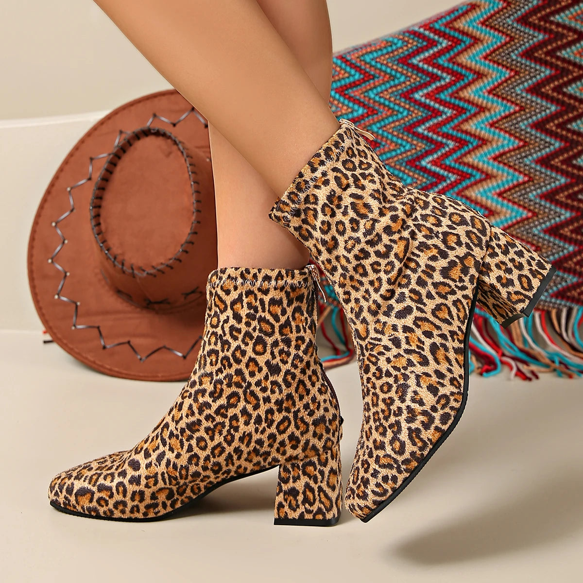 "Savannah" High Heels Boots