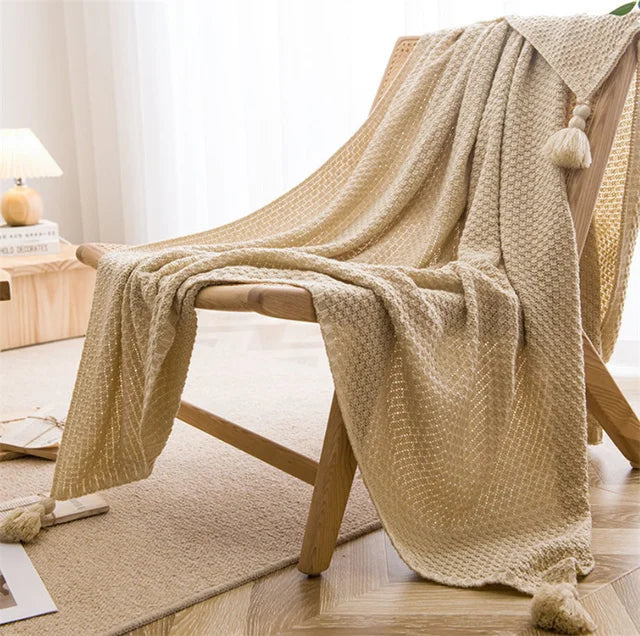 "The Nordic Winter" Knitted Blanket - Cristian Moretti