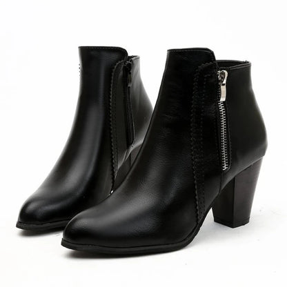 “Eva” Retro Zipper Boots