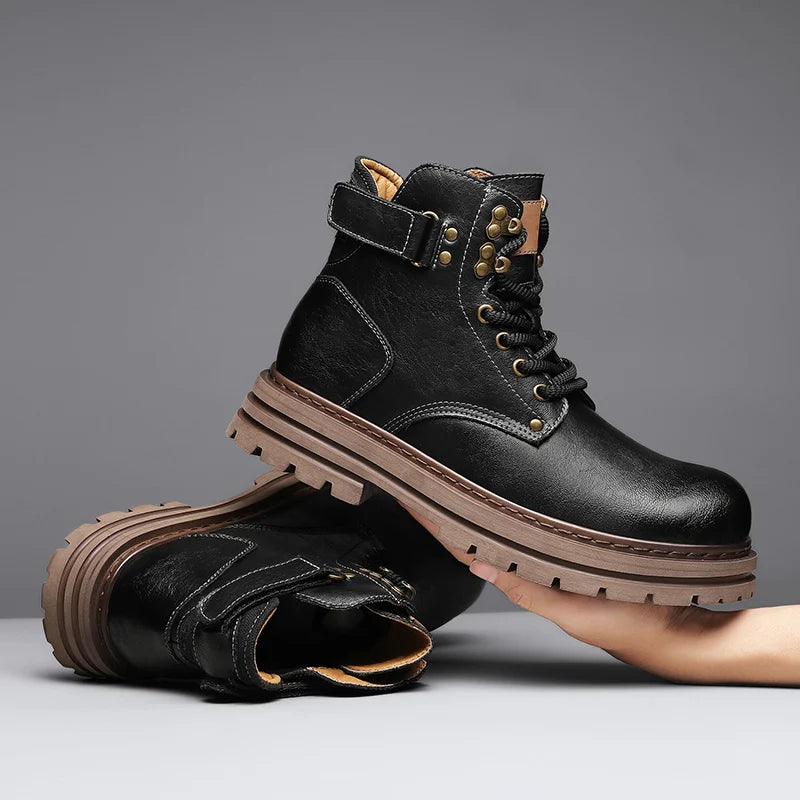 "Flavio Locatelli" Genuine Leather Boots - Cristian Moretti
