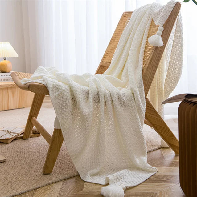 "The Nordic Winter" Knitted Blanket - Cristian Moretti