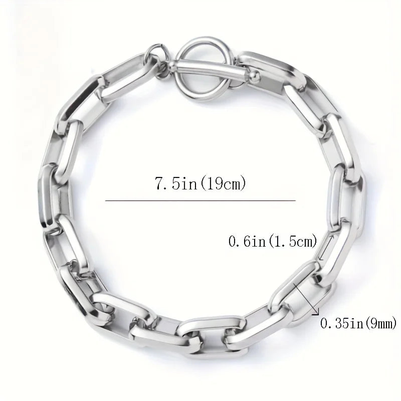 "Steel Bound" Bracelet