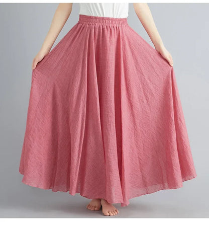 "Sunlit Breeze" Maxi Skirt